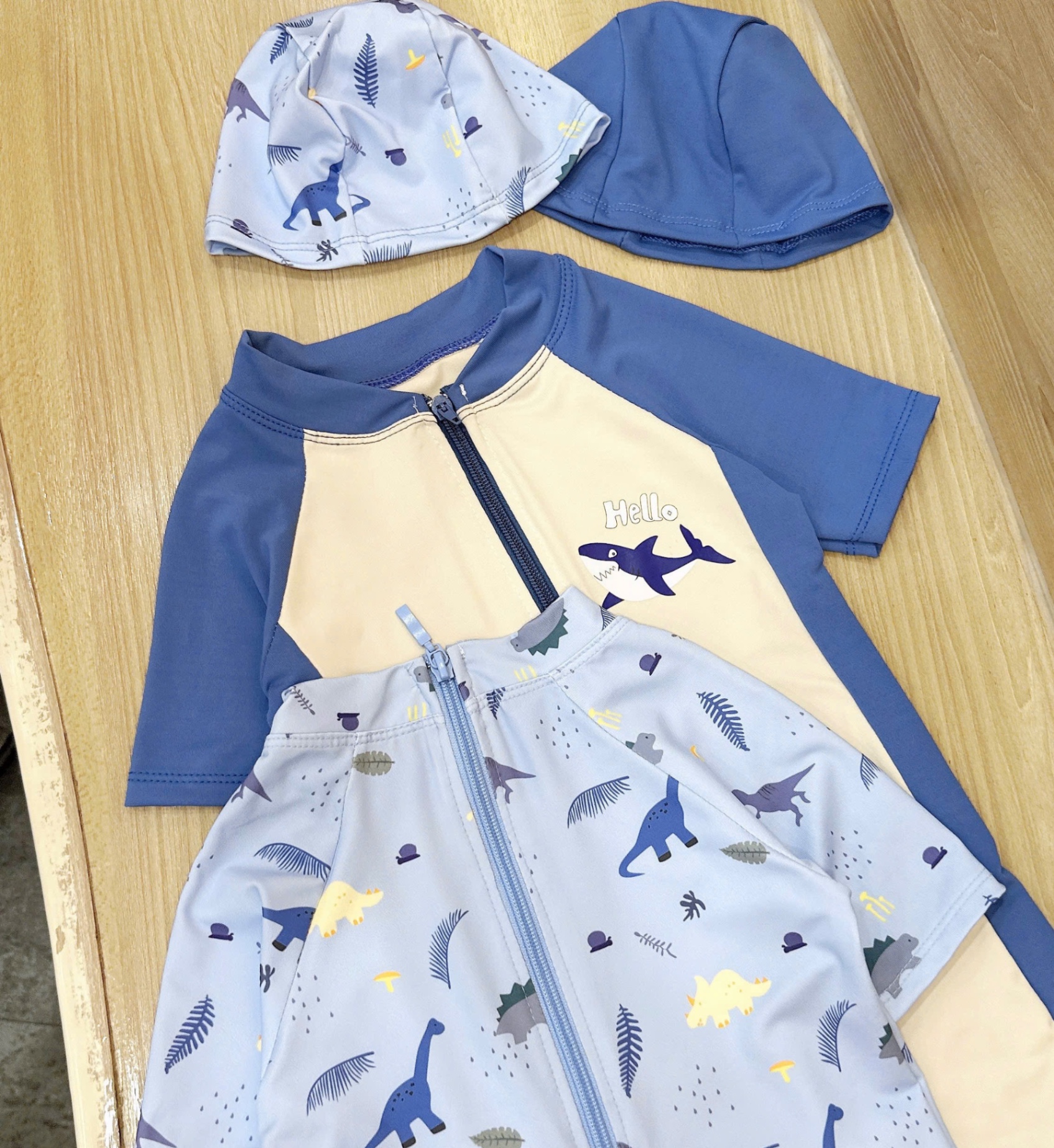 SET 2 BỘ BƠI LIỀN THÂN HÌNH CÁ MẬP BT