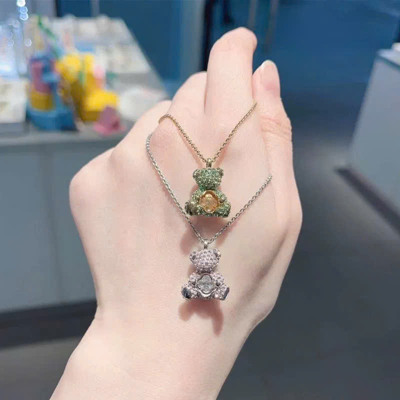 Auth tuồn xịn - DÂY CHUYỀN SWAROVSKI TEDDY AUTH XỊN