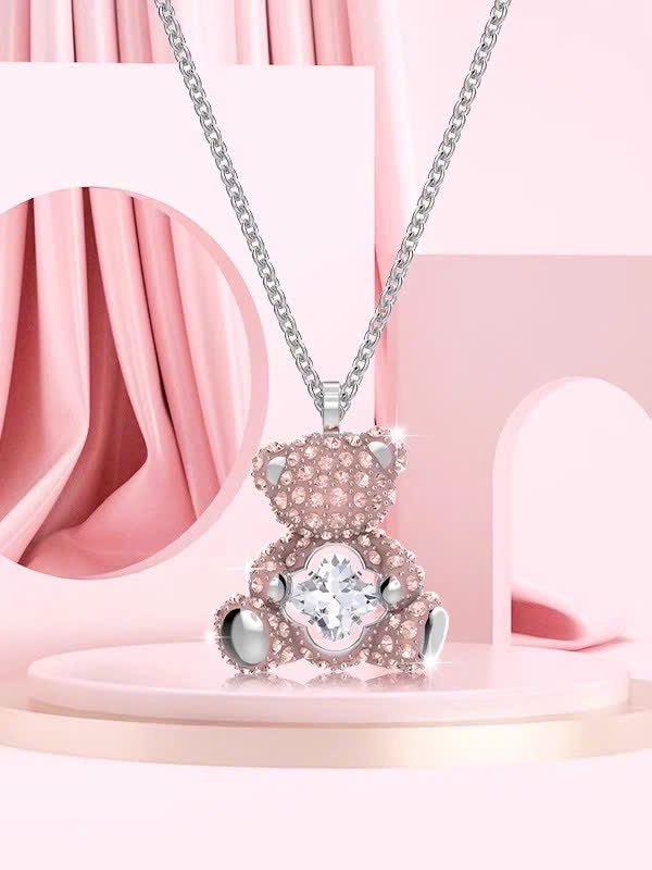 Auth tuồn xịn - DÂY CHUYỀN SWAROVSKI TEDDY AUTH XỊN