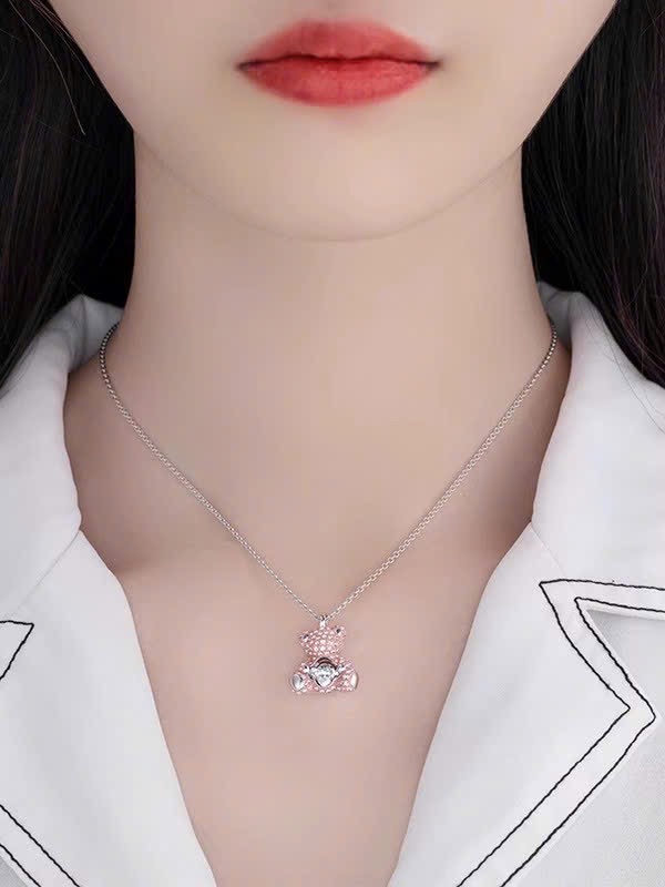 Auth tuồn xịn - DÂY CHUYỀN SWAROVSKI TEDDY AUTH XỊN