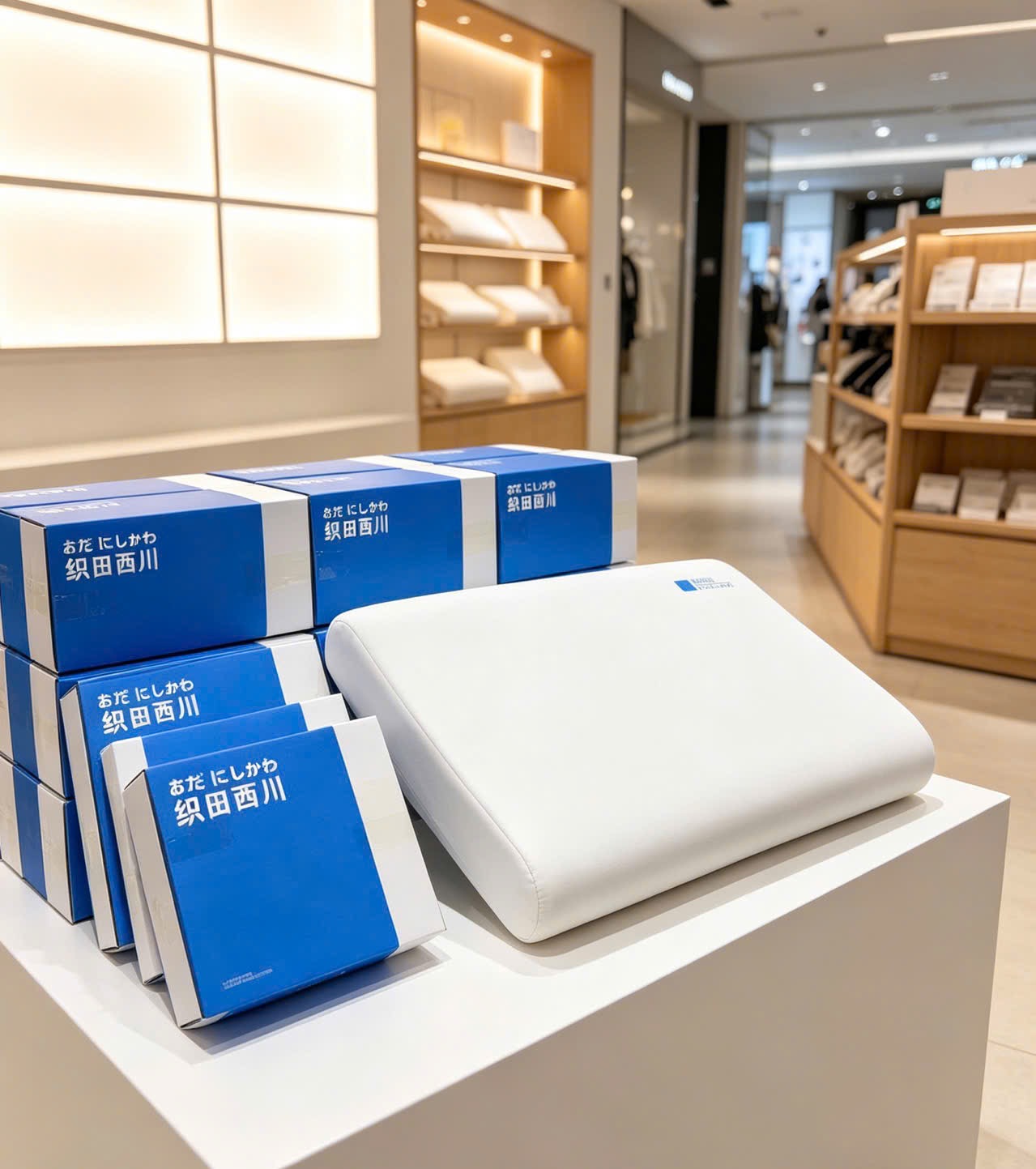 GỐI CÔNG THÁI HỌC MEMORY FOAM XUẤT NHẬT FULL BOX
