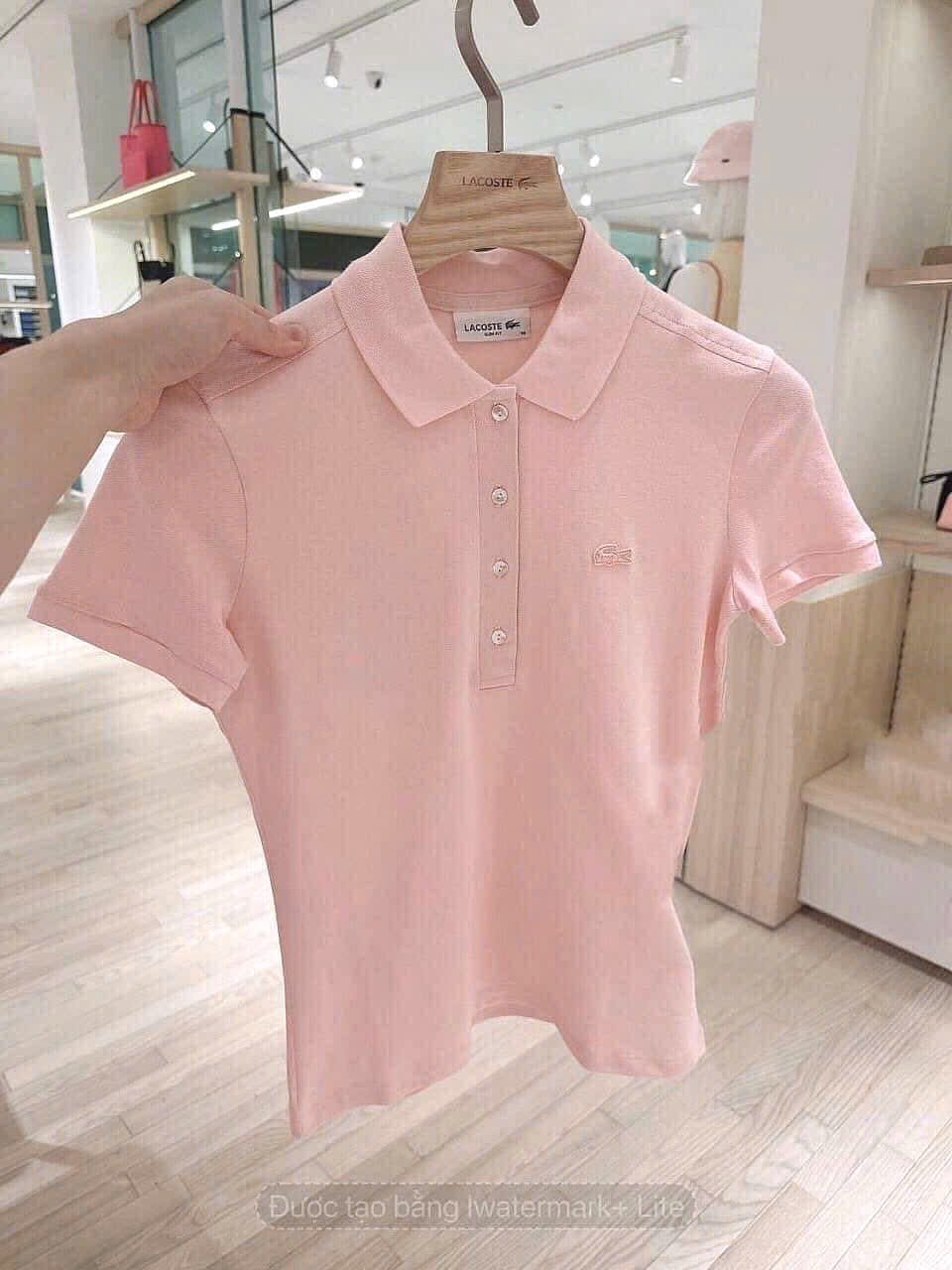 Hàng nhà máy - ÁO POLO HỒNG LCT FORM SUÔNG HÀNG ĐẸP