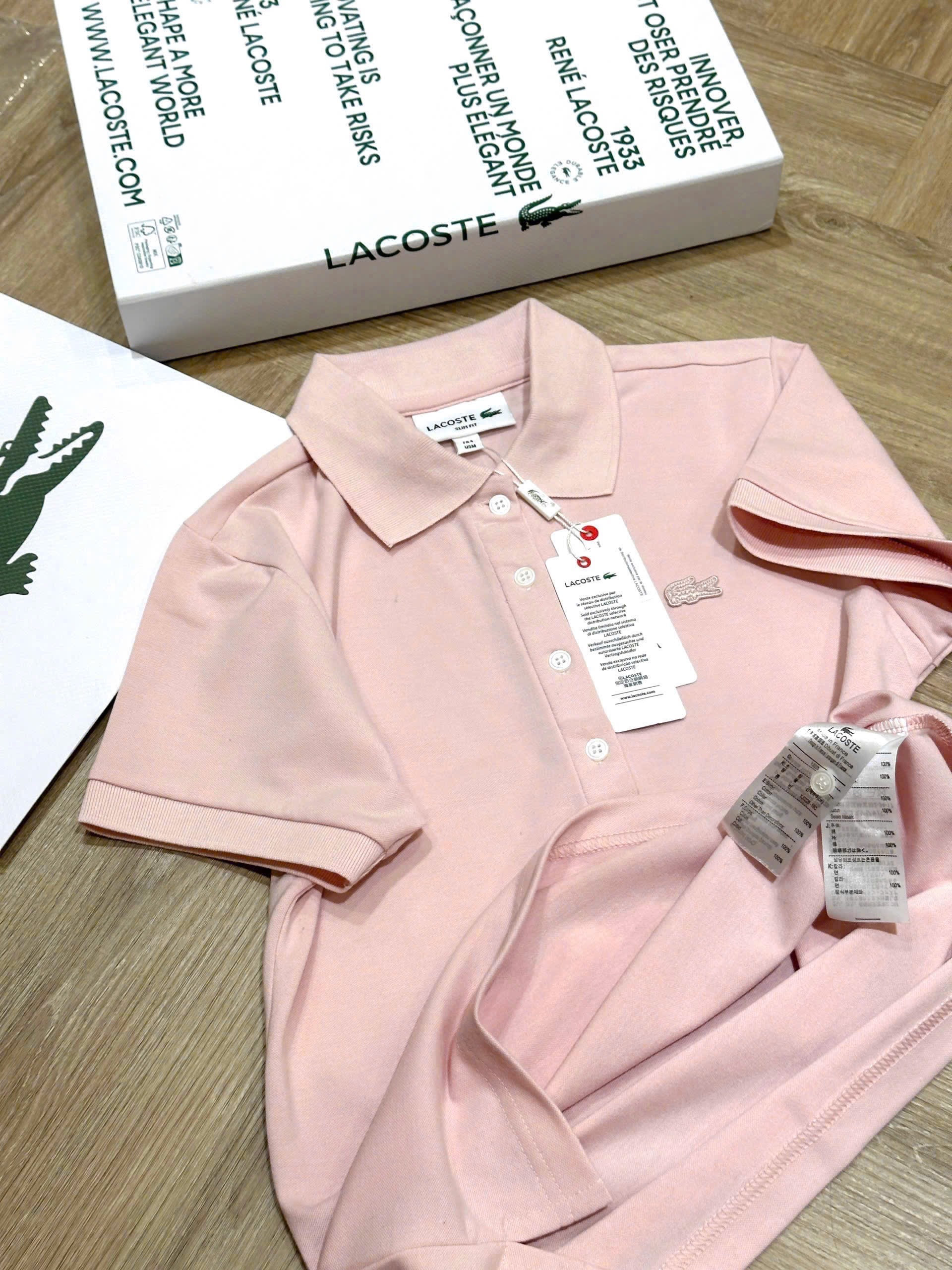 Hàng nhà máy - ÁO POLO HỒNG LCT FORM SUÔNG HÀNG ĐẸP