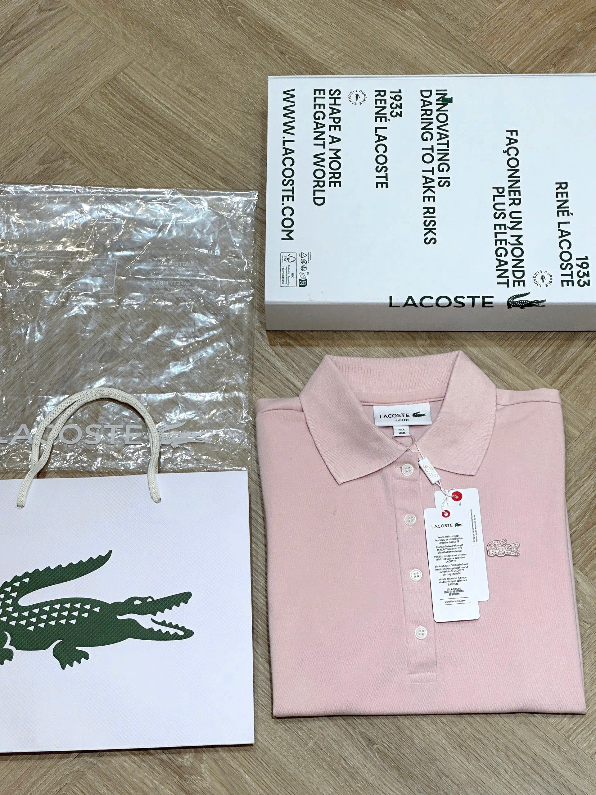 Hàng nhà máy - ÁO POLO HỒNG LCT FORM SUÔNG HÀNG ĐẸP