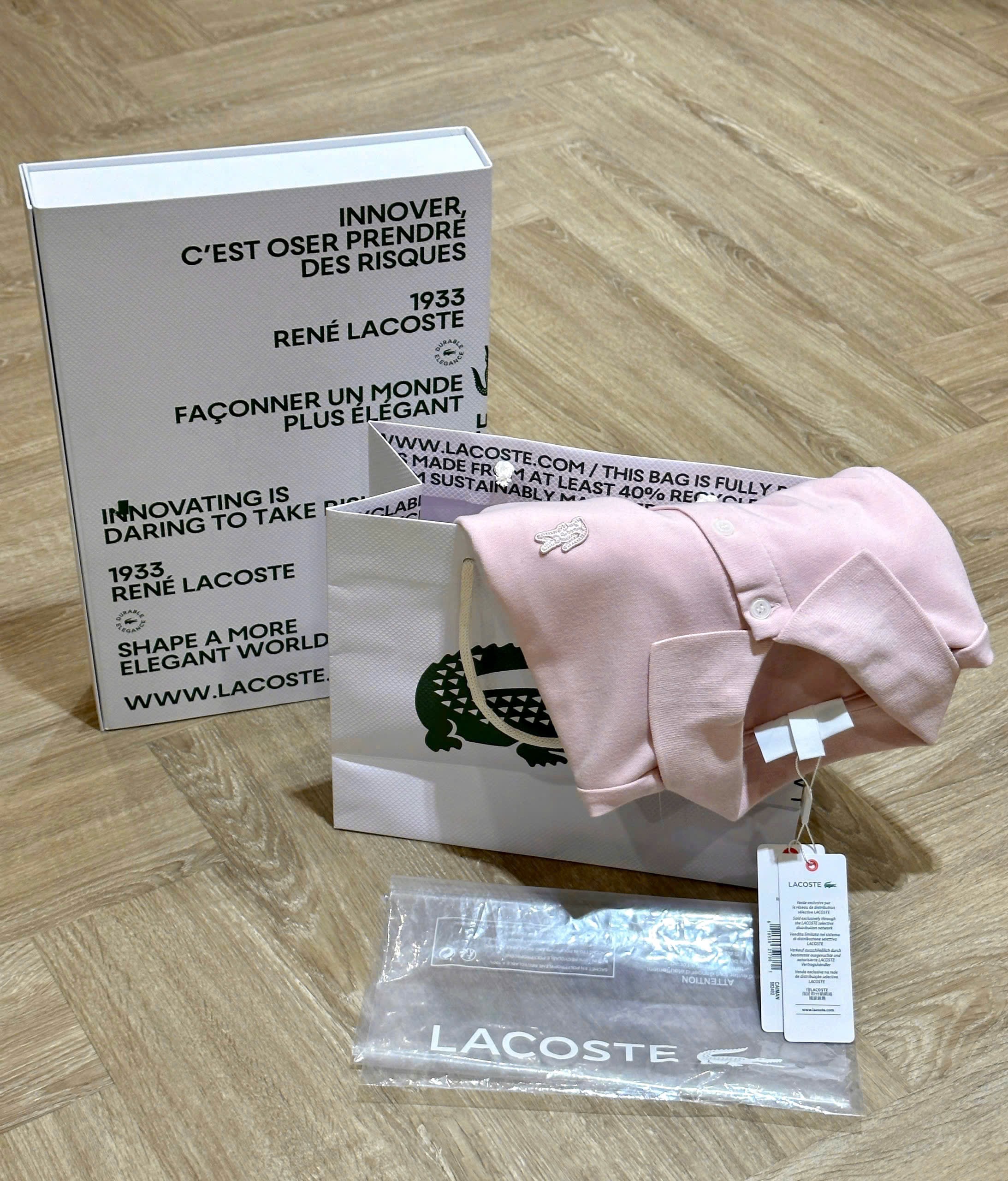 Hàng nhà máy - ÁO POLO HỒNG LCT FORM SUÔNG HÀNG ĐẸP