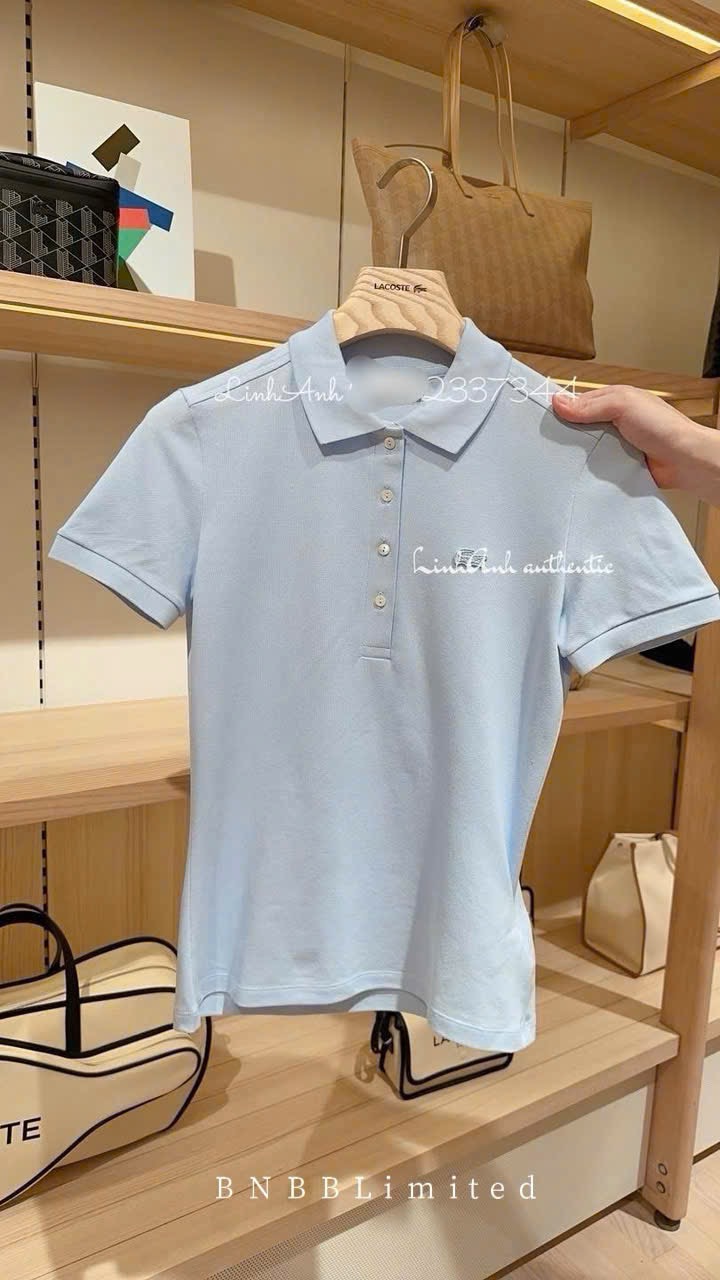 Hàng nhà máy - ÁO POLO LCT THÊU CÁ SẤU XANH DƯƠNG CỘC TAY