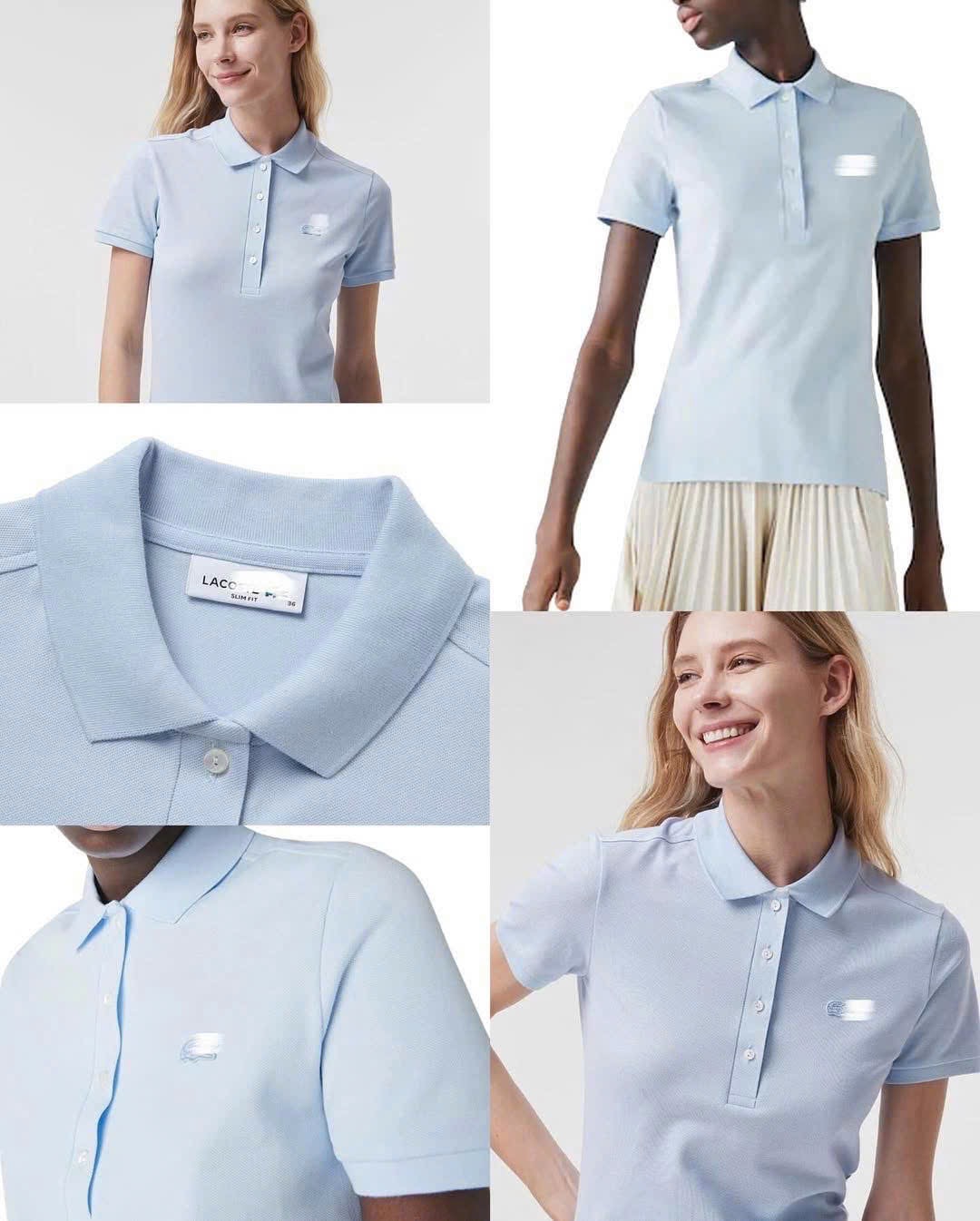 Hàng nhà máy - ÁO POLO LCT THÊU CÁ SẤU XANH DƯƠNG CỘC TAY
