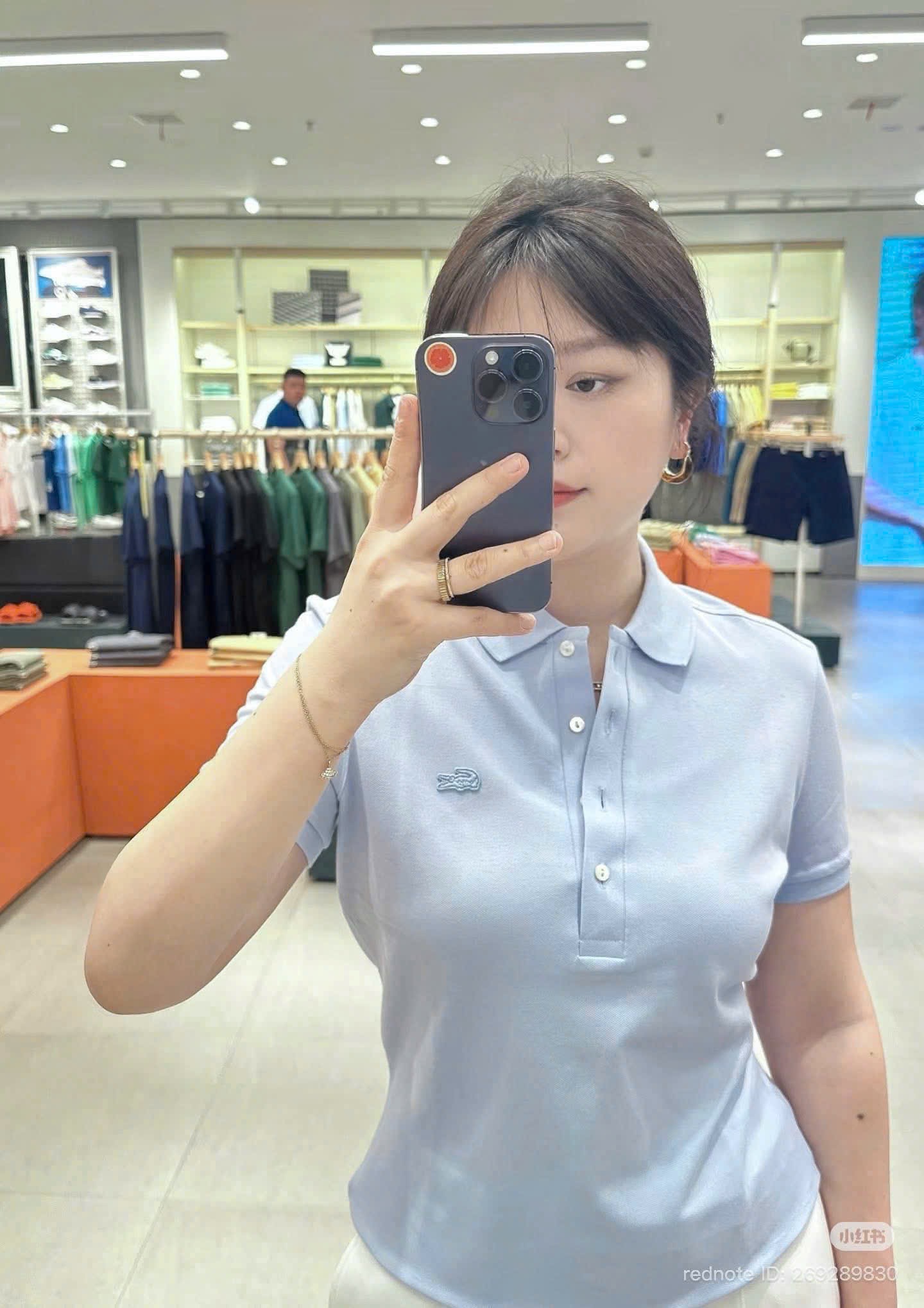 Hàng nhà máy - ÁO POLO LCT THÊU CÁ SẤU XANH DƯƠNG CỘC TAY