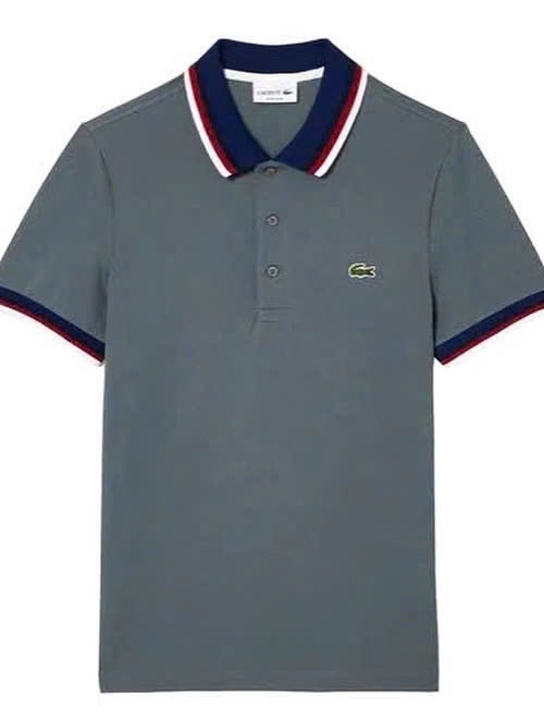 Hàng nhà máy - ÁO POLO NAM CỔ VIỀN THÊU CÁ SẤU MÀU XANH ĐÁ