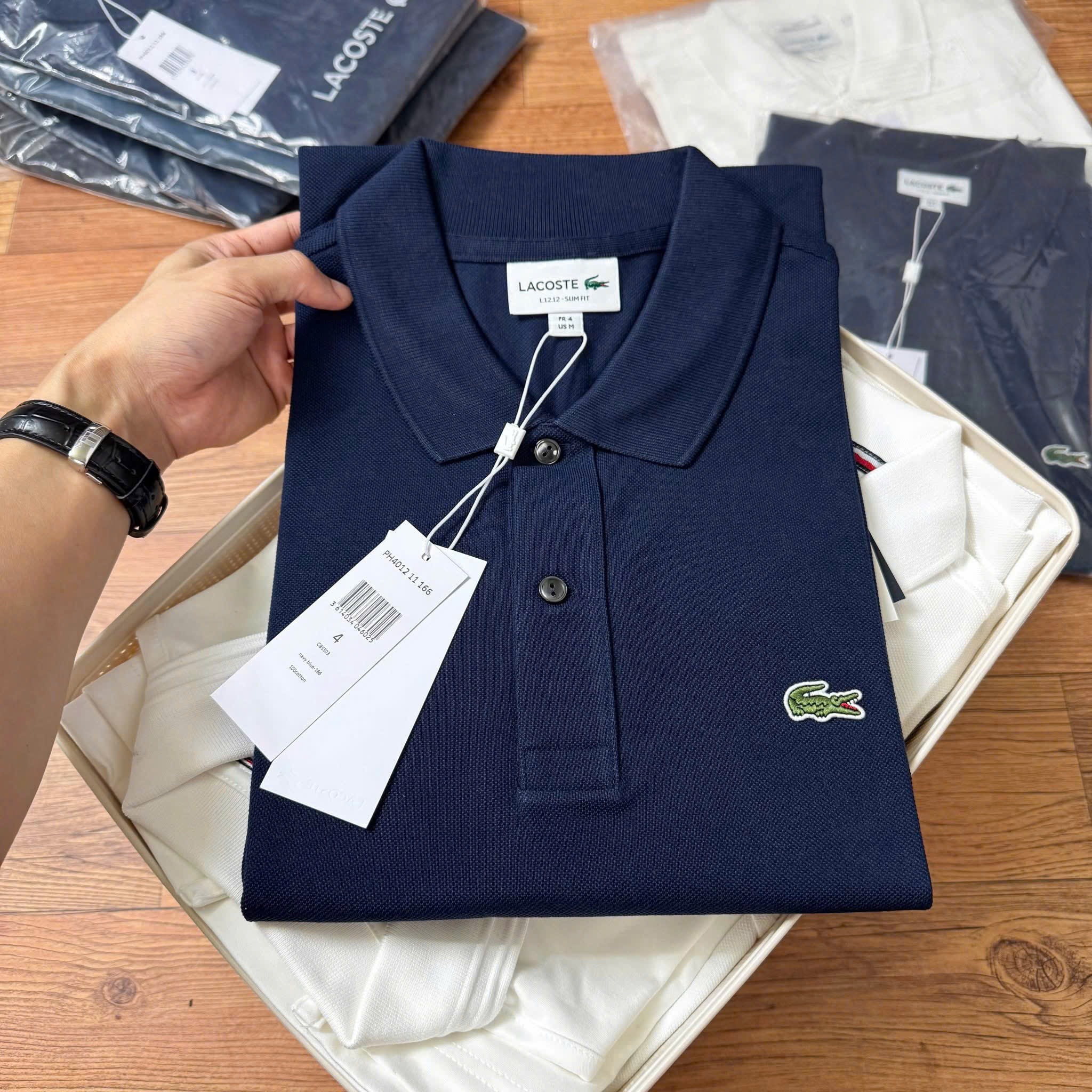 Hàng nhà máy - ÁO POLO THÊU CÁ SẤU NAM CỘC TAY MÀU THAN