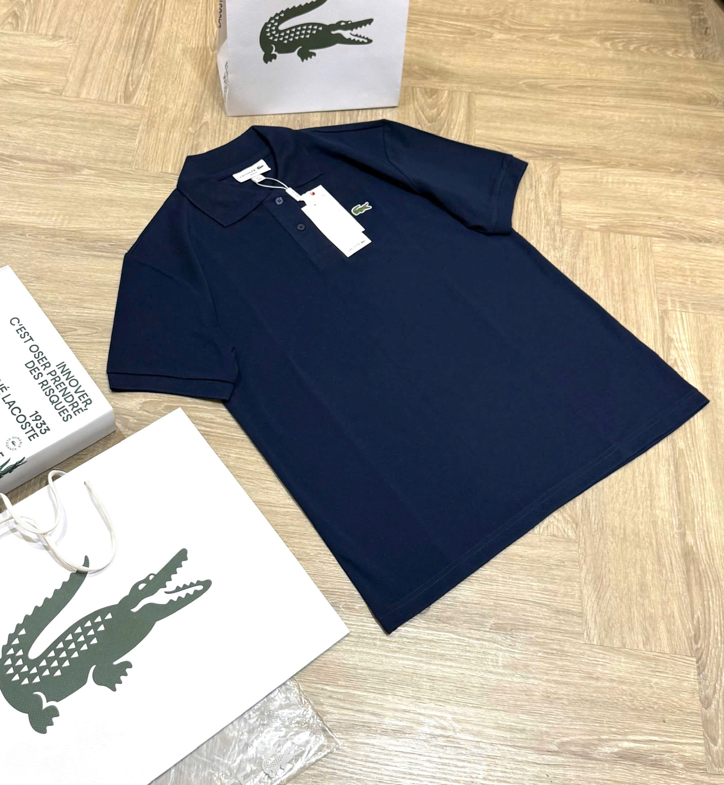 Hàng nhà máy - ÁO POLO THÊU CÁ SẤU NAM CỘC TAY MÀU THAN