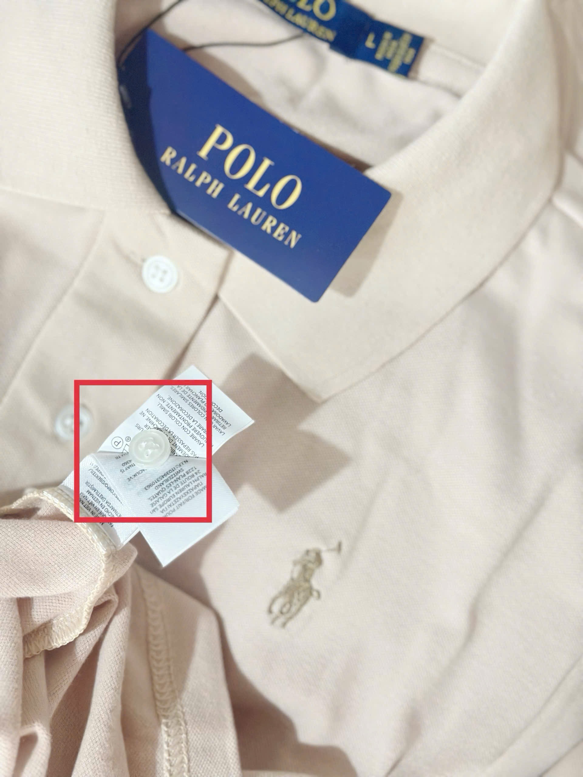 Hàng nhà máy - ÁO POLO THÊU NGỰA MÀU BE TRÀ SỮA XUẤT DƯ
