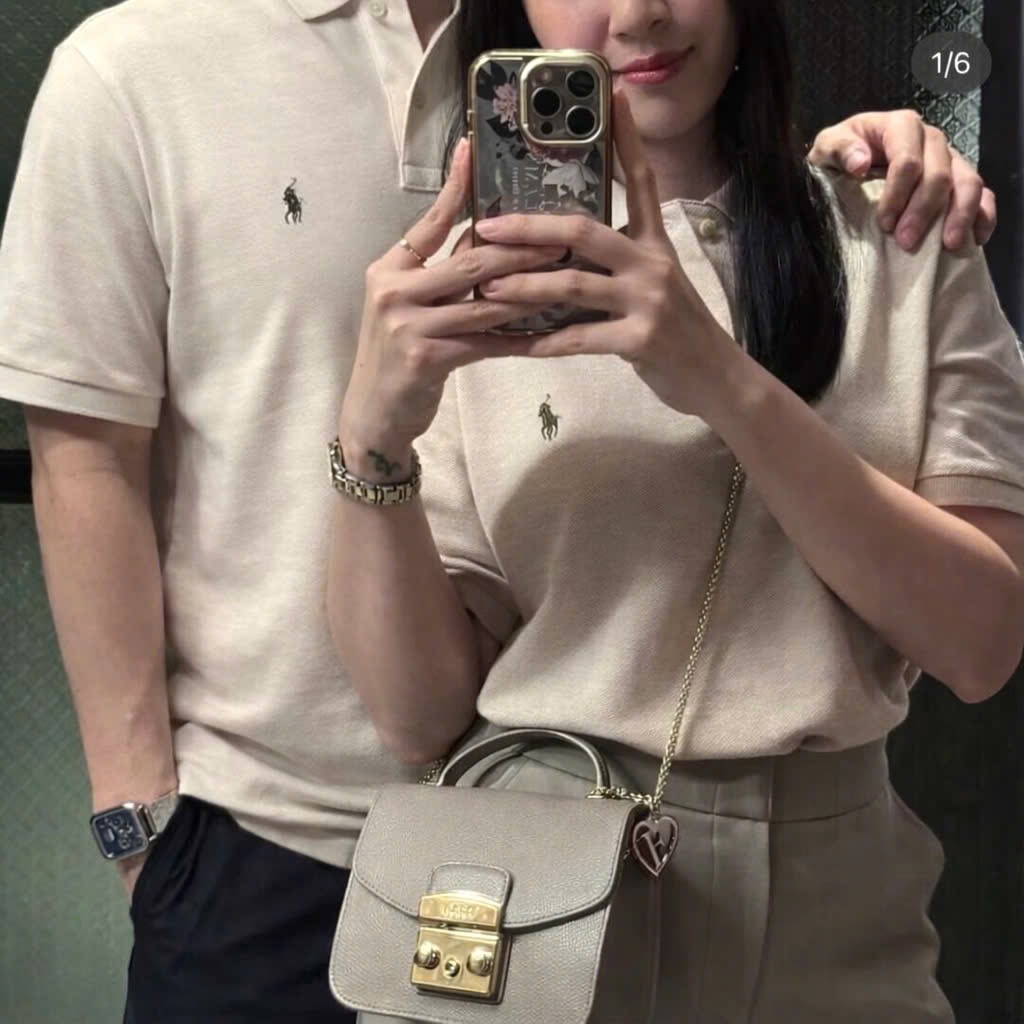 Hàng nhà máy - ÁO POLO THÊU NGỰA MÀU BE TRÀ SỮA XUẤT DƯ