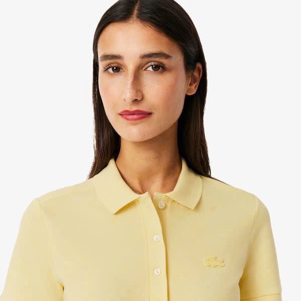 Hàng nhà máy - ÁO POLO VÀNG THÊU CÁ SẤU LCT NỮ