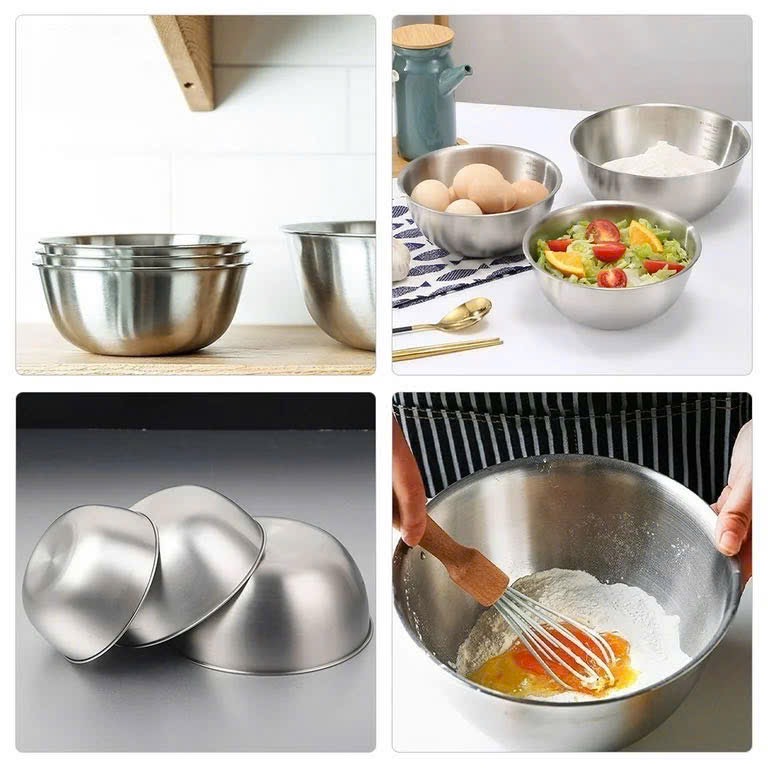 Hàng tuồn auth - SET 3 ÂU INOX XUẤT MỸ AUTH XỊN