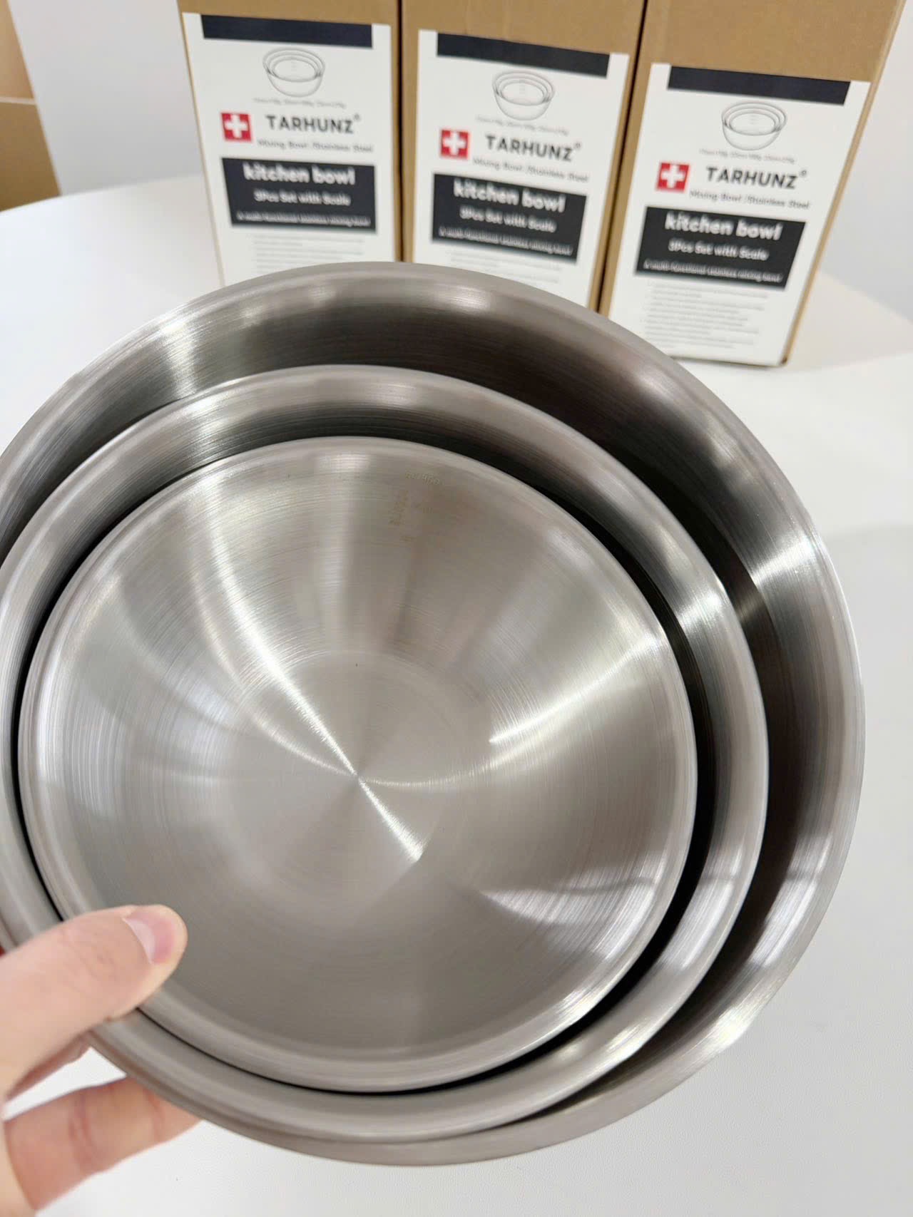 Hàng tuồn auth - SET 3 ÂU INOX XUẤT MỸ AUTH XỊN
