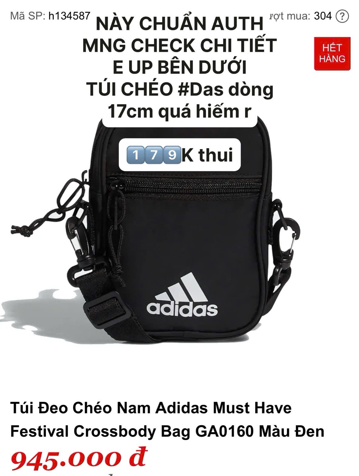 Hàng xuất dư - TÚI ĐEO CHÉO DAS XUẤT DƯ