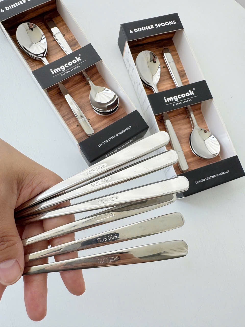 SET 6 THÌA CAO CẤP CHUẨN AUTH CỦA IMGCOOK