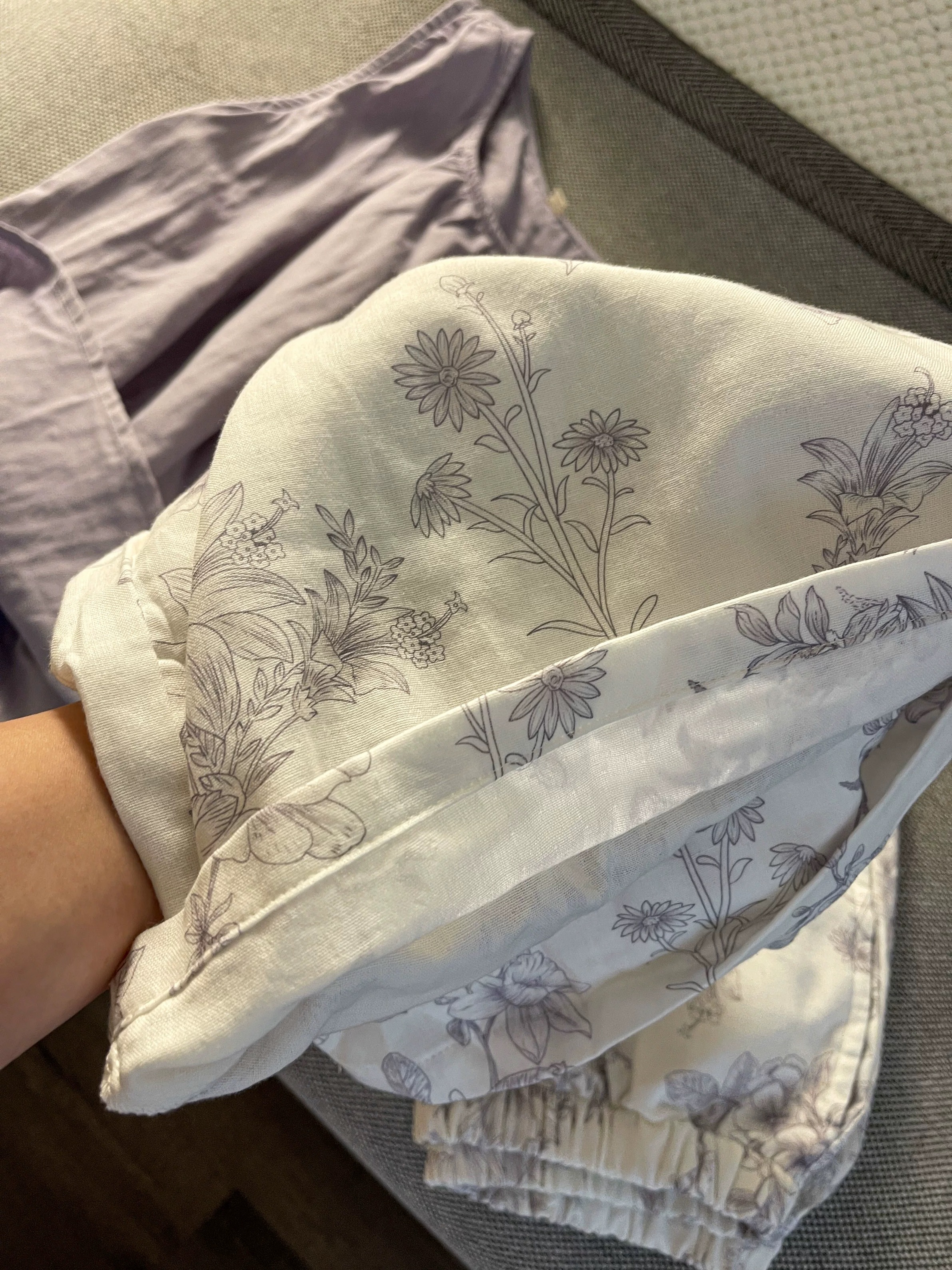 SET ĐŨI TÍM XN QUẦN SUÔNG HÌNH HOA QC