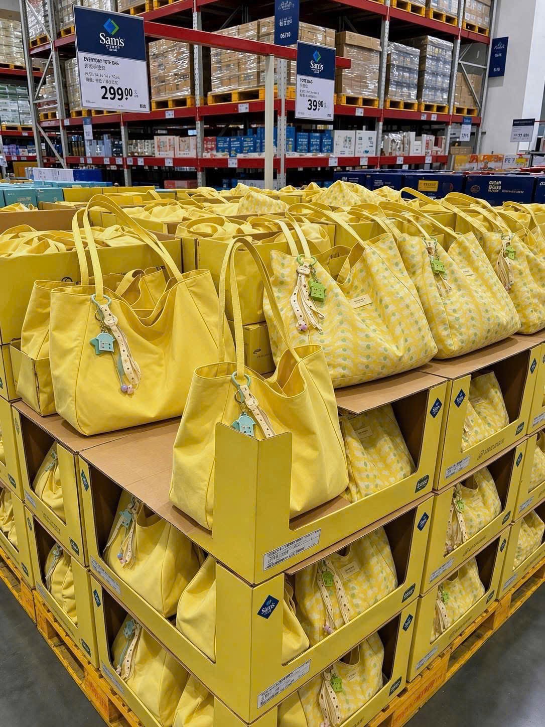 TÚI TOTE VẢI 2 MẶT K KÈM CHARM