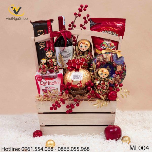 giỏ quà tết hiện đại 