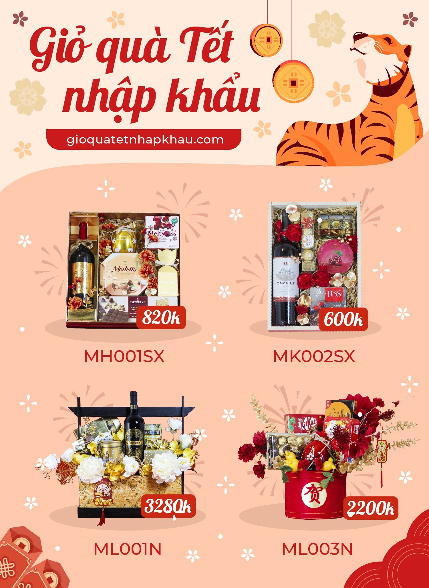 cập nhật mẫu quà tết mới 2022 