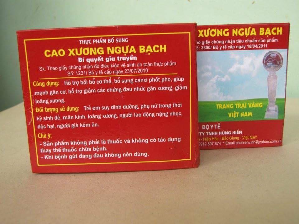 Cao xương ngựa bạch cao cấp 100 gr