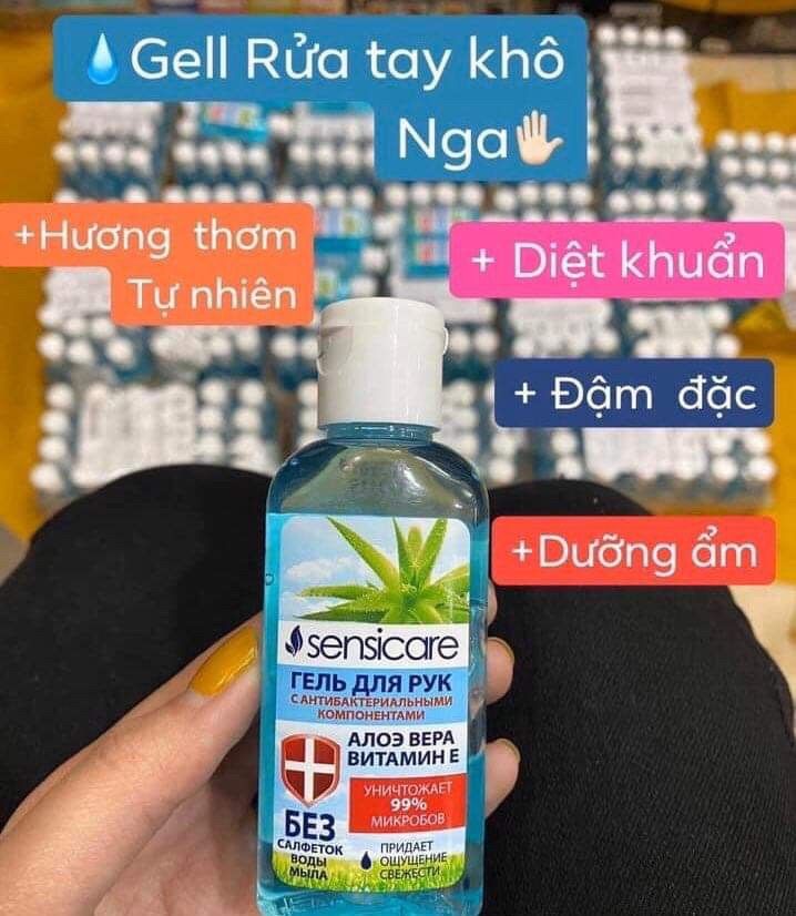Nước rửa tay khô nhập khẩu Nga