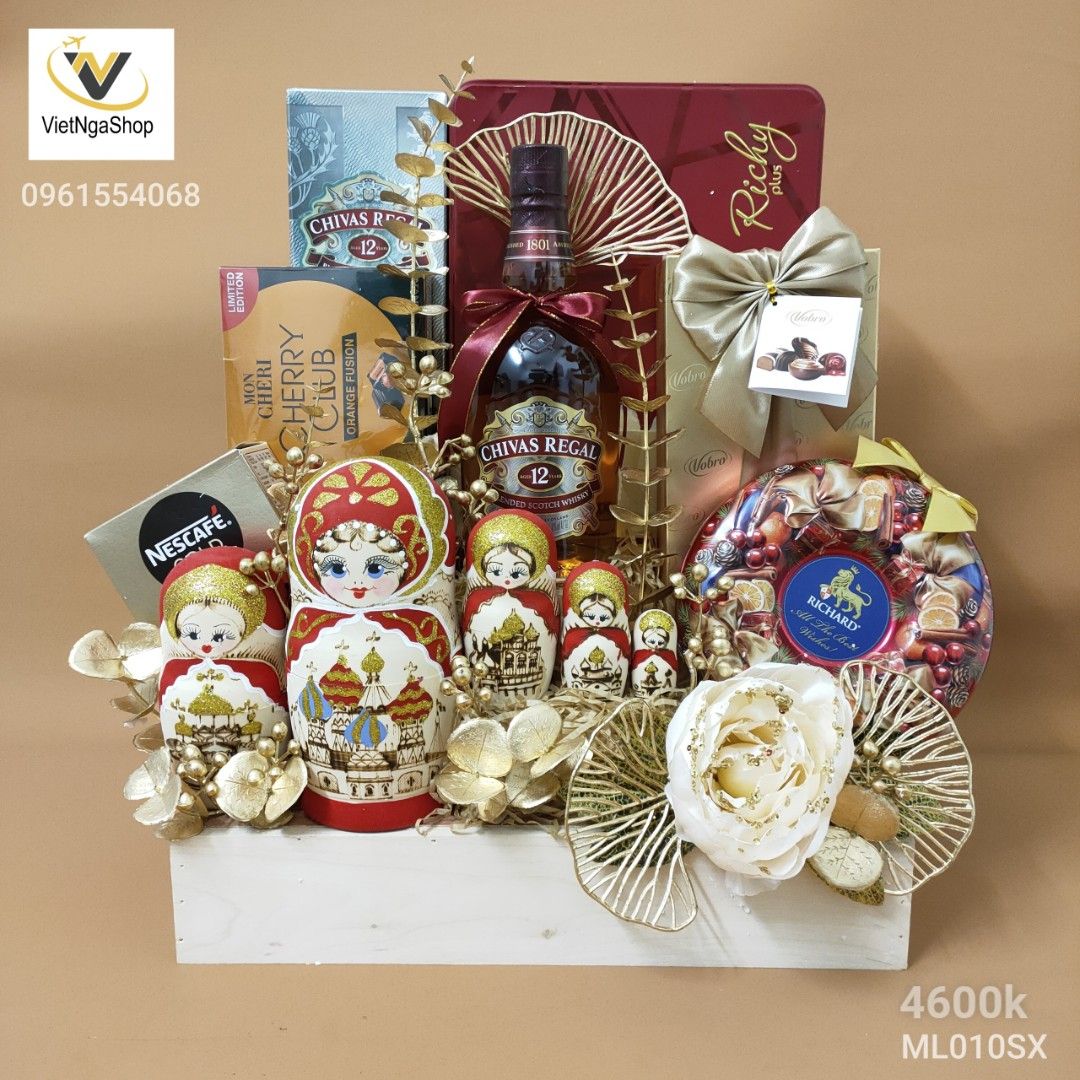 Giỏ quà tết Nga RussiaDoll Đẳng cấp