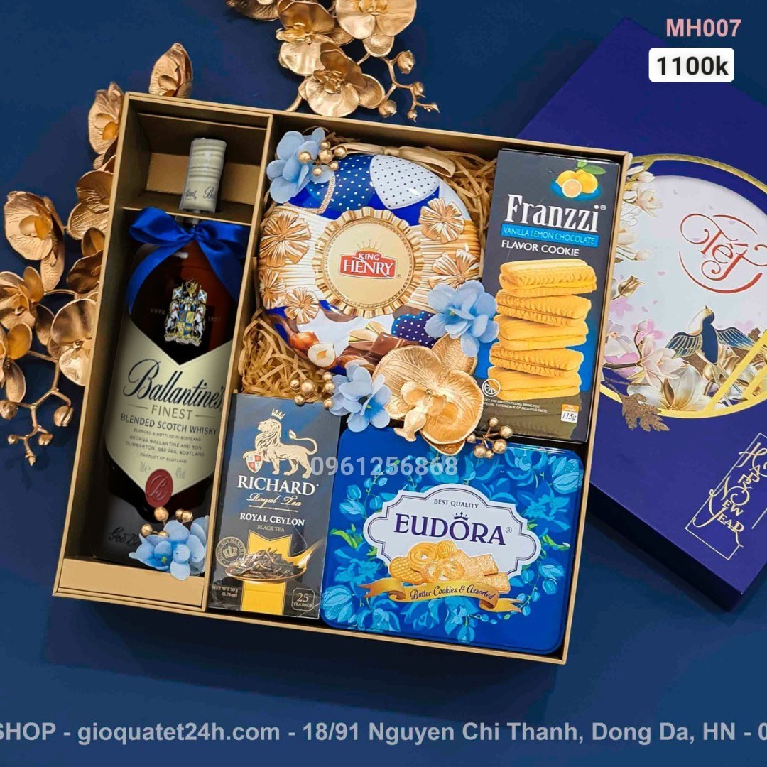 Hộp quà tết rượu Ballantines MH007