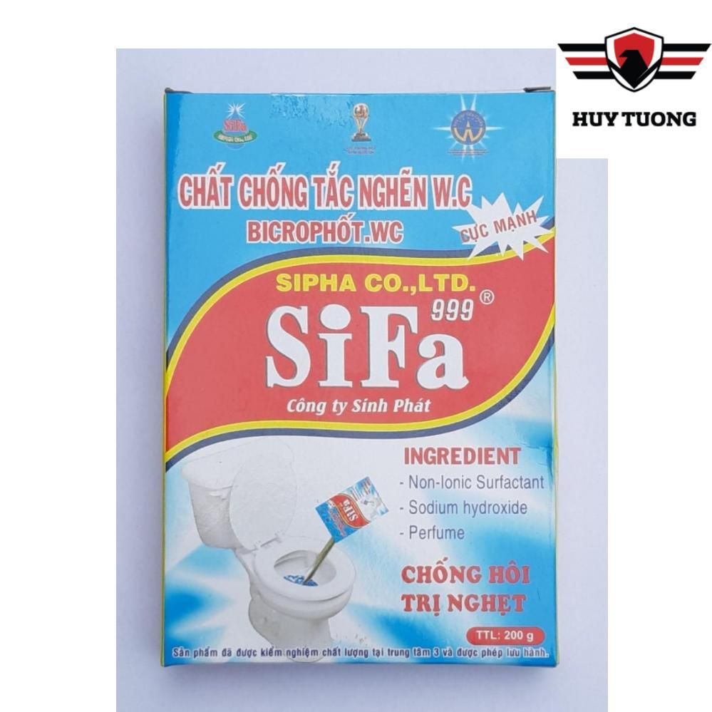 Bột Thông Tắc Bồn Cầu 200g Sifa