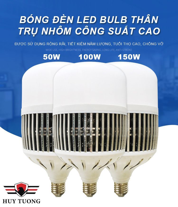 Bóng Led Buld Trụ Nhôm 150W