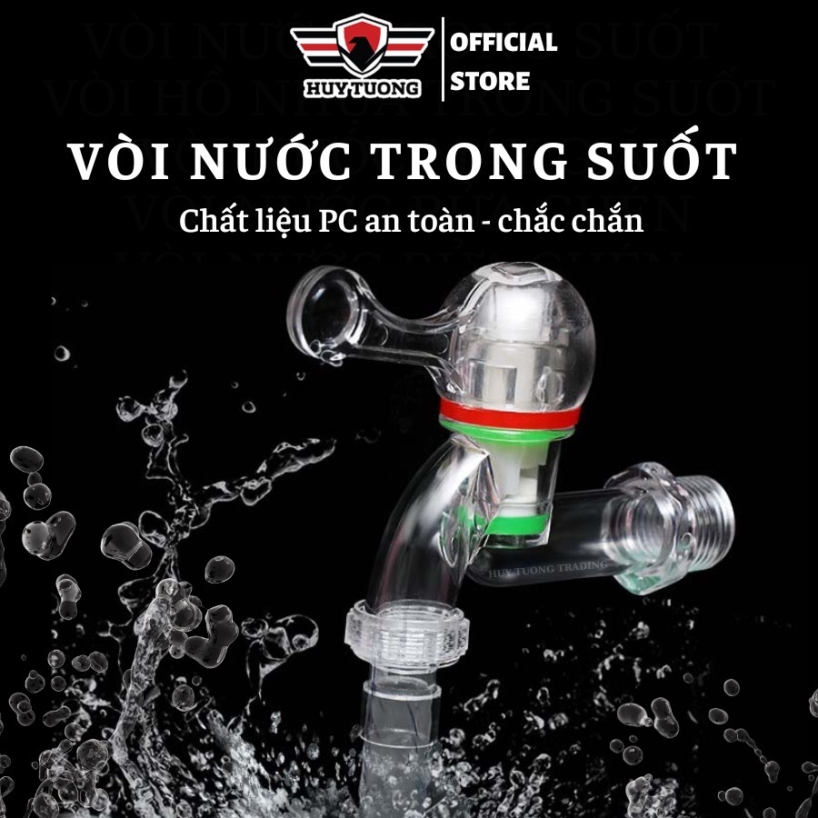 Vòi Hồ Trong Suốt 21mm