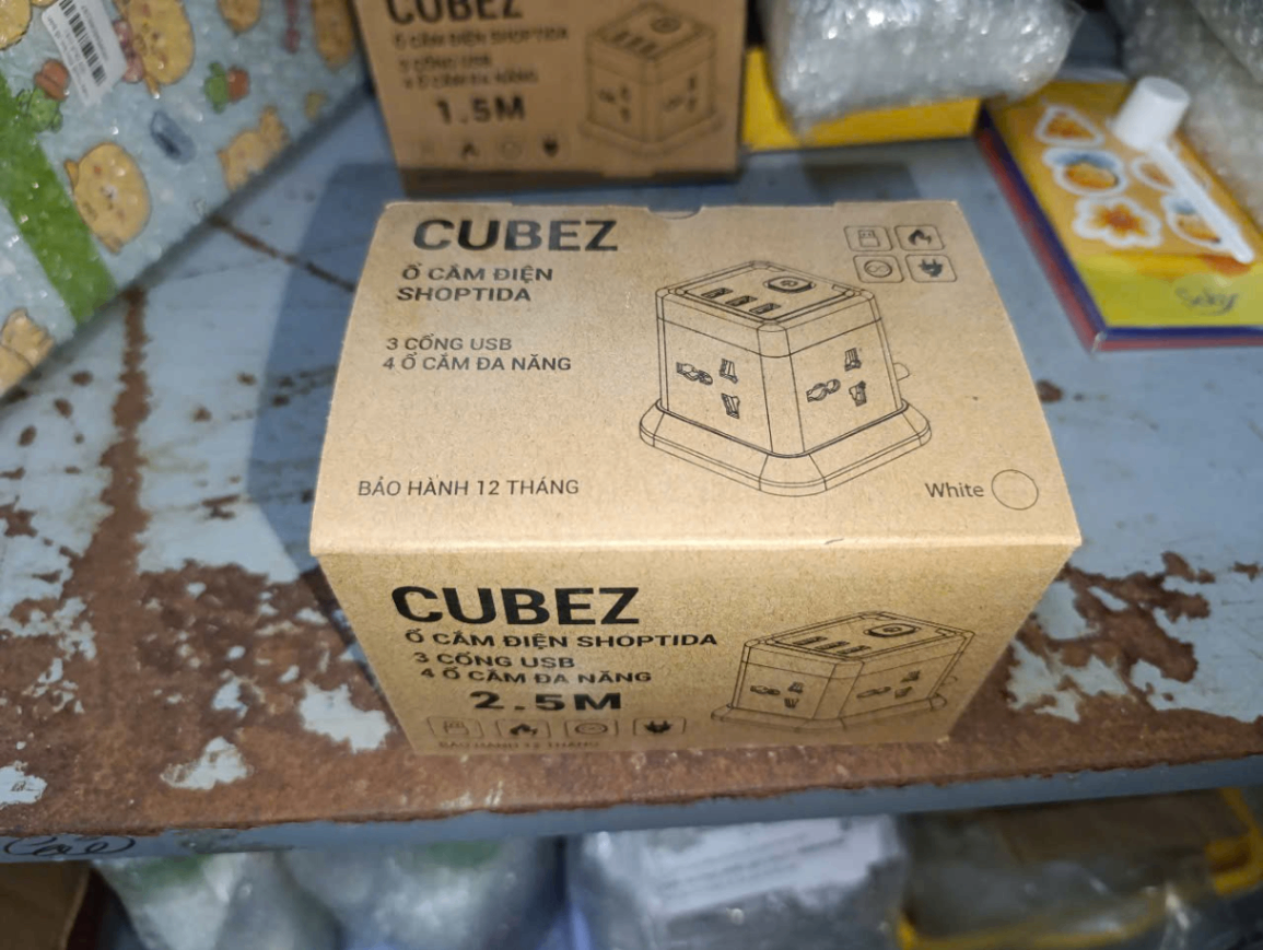 FSBF Ổ điện Cubez Shoptida 2.5m