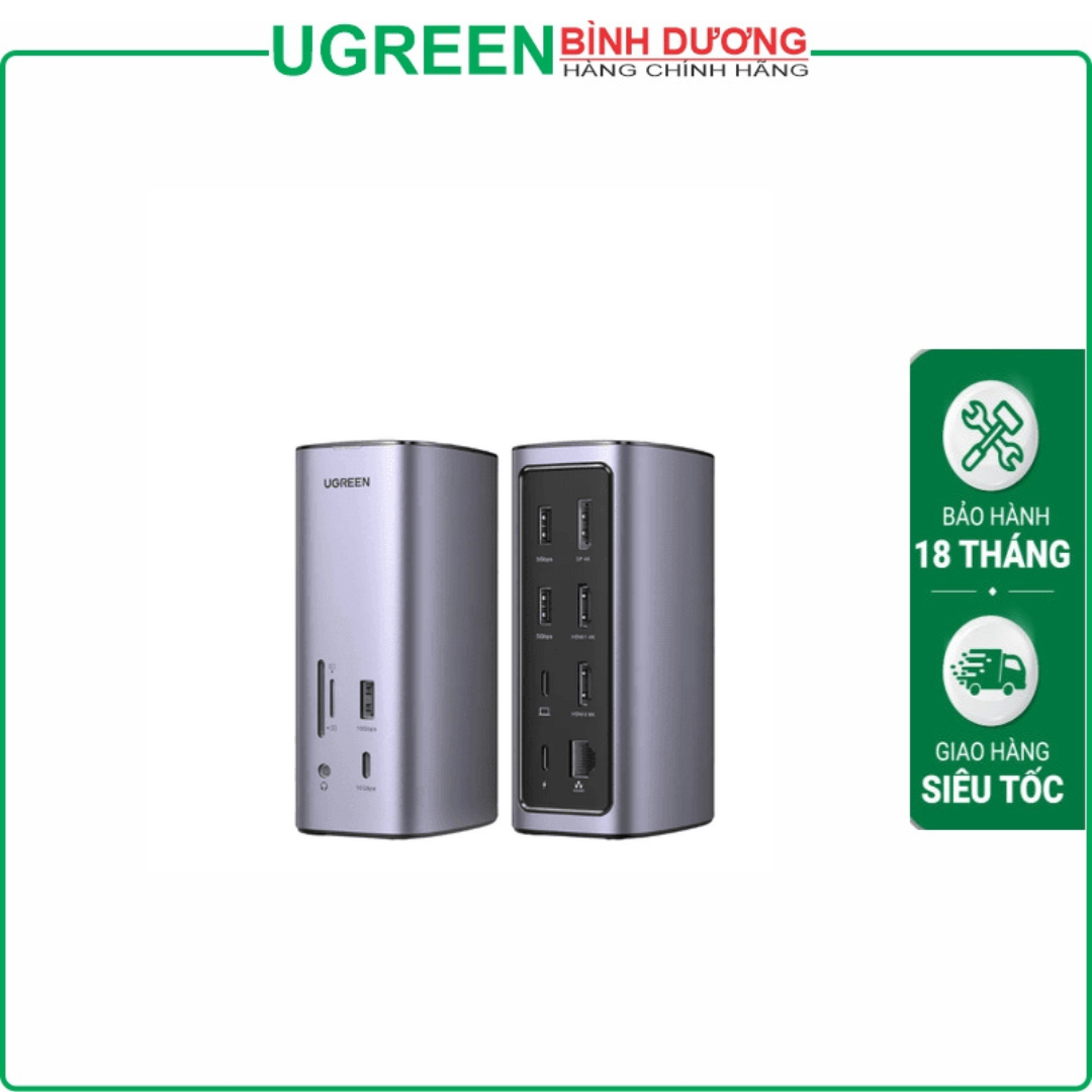 Bộ chia HDMI 1 PC Ra 2 Màn Hình HDMI (Out Max 15m) Ugreen 40201