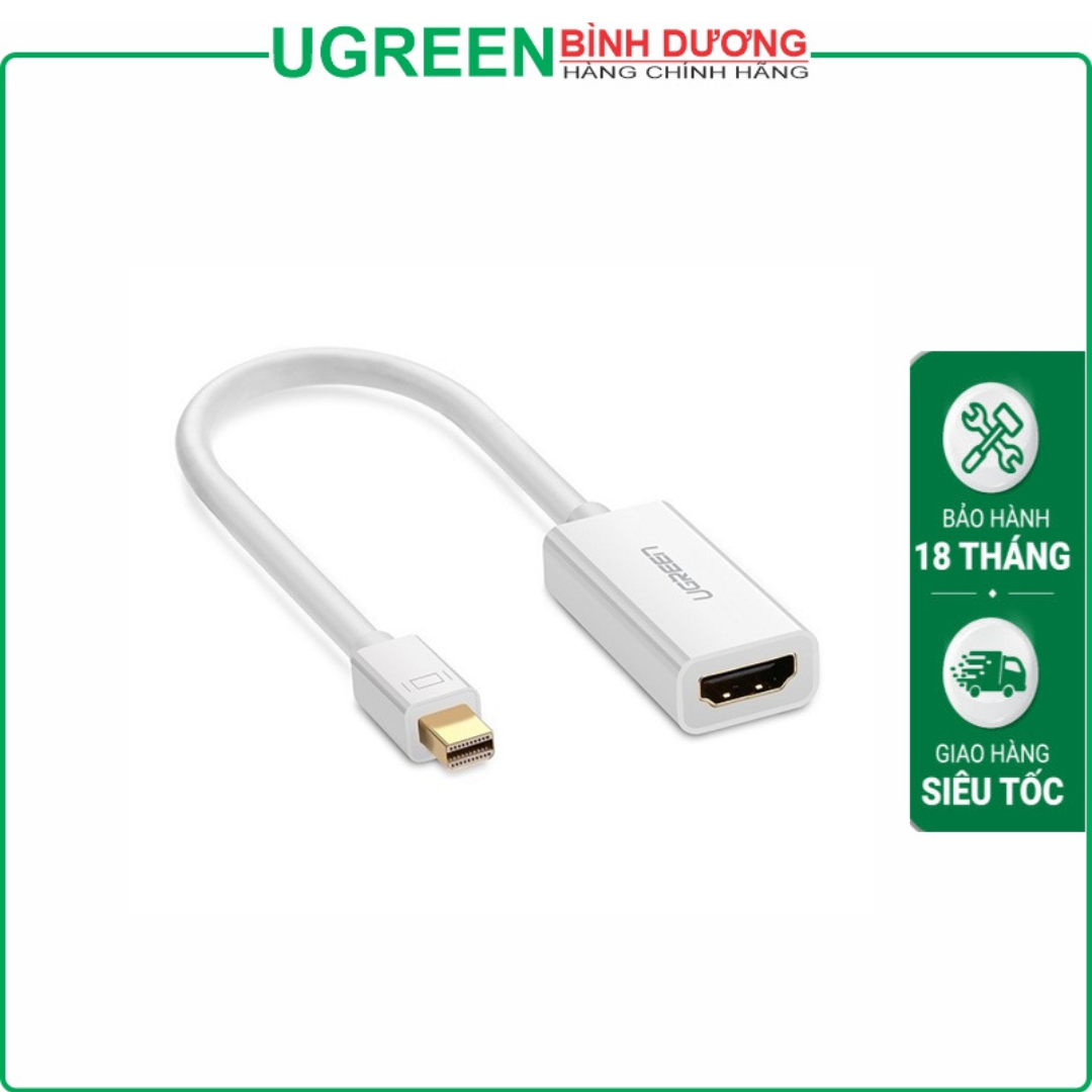 CAP CHUYEN MINI DISPLAYPORT TO HDMI UGREEN 10460 BH18T