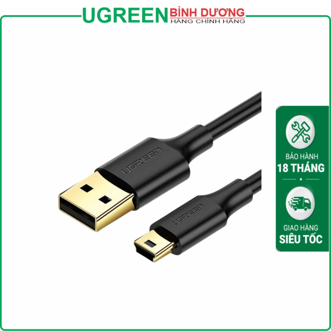 Cáp USB 2.0 to Mini USB 2m Ugreen 30472 cao cấp