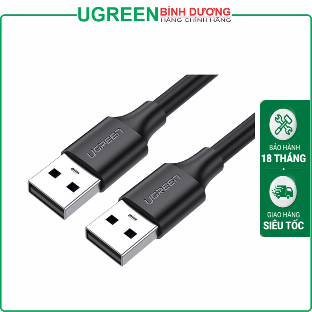 Cáp USB 2 đầu đực USB 2.0 dài 1.5m Ugreen 10310