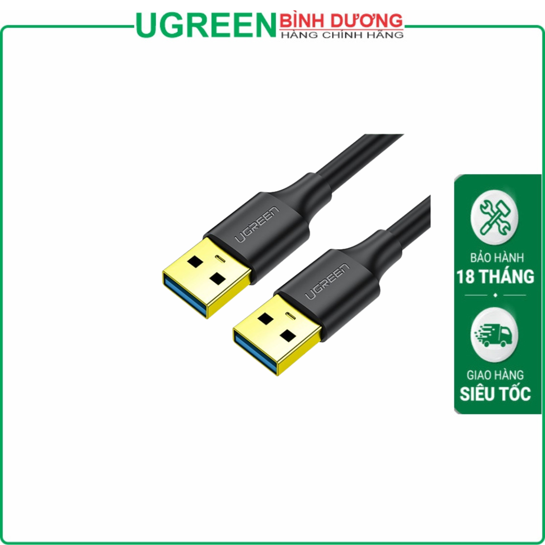 Cáp USB 3.0 dài 3m hai đầu đực Ugreen (90576)