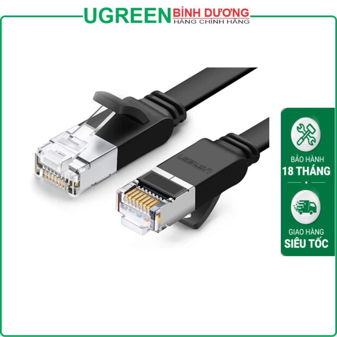 Cáp mạng đúc sẵn Cat6 dài 0,5m 32AWG chính hãng Ugreen 50183 cao cấp