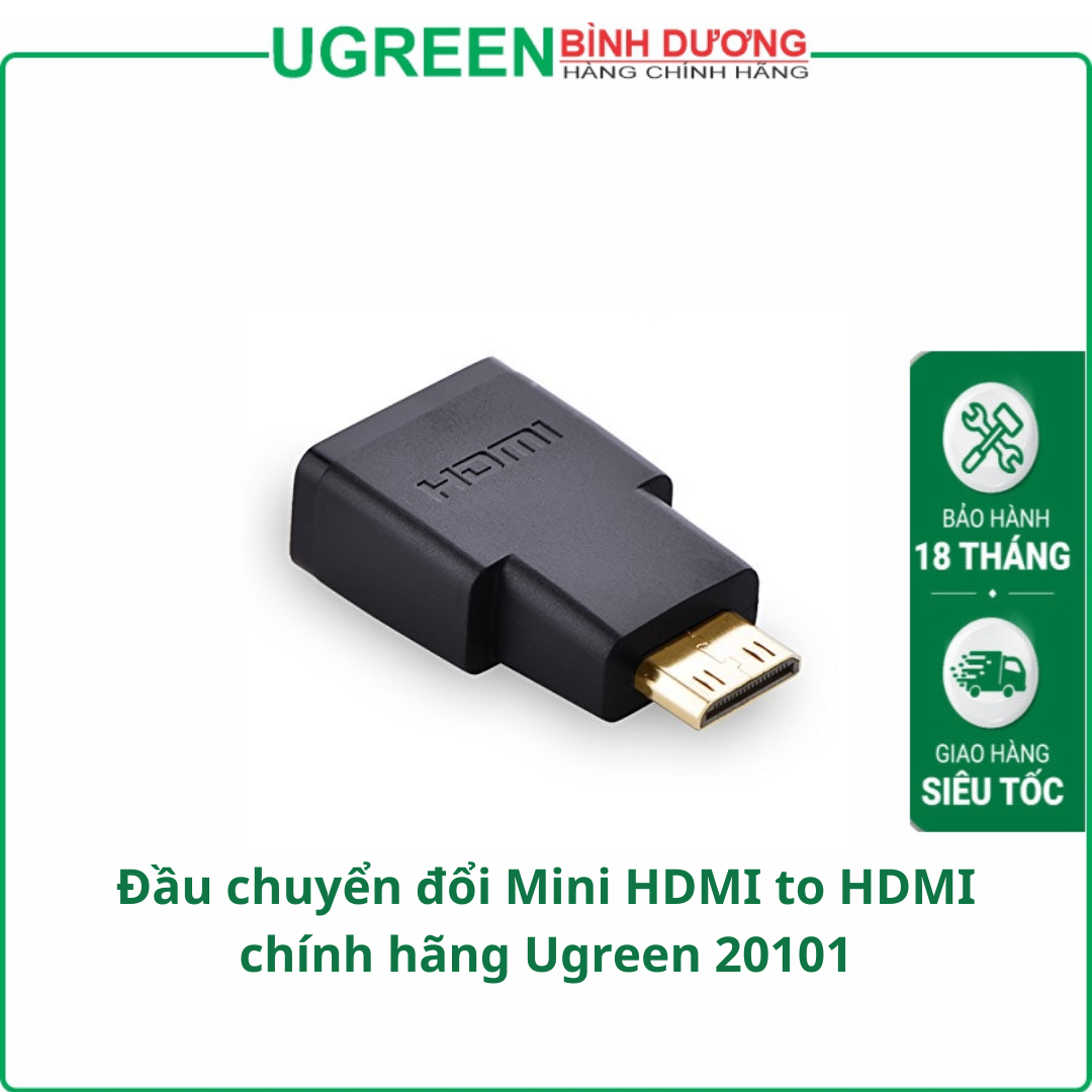 Đầu chuyển đổi Mini HDMI to HDMI chính hãng Ugreen 20101