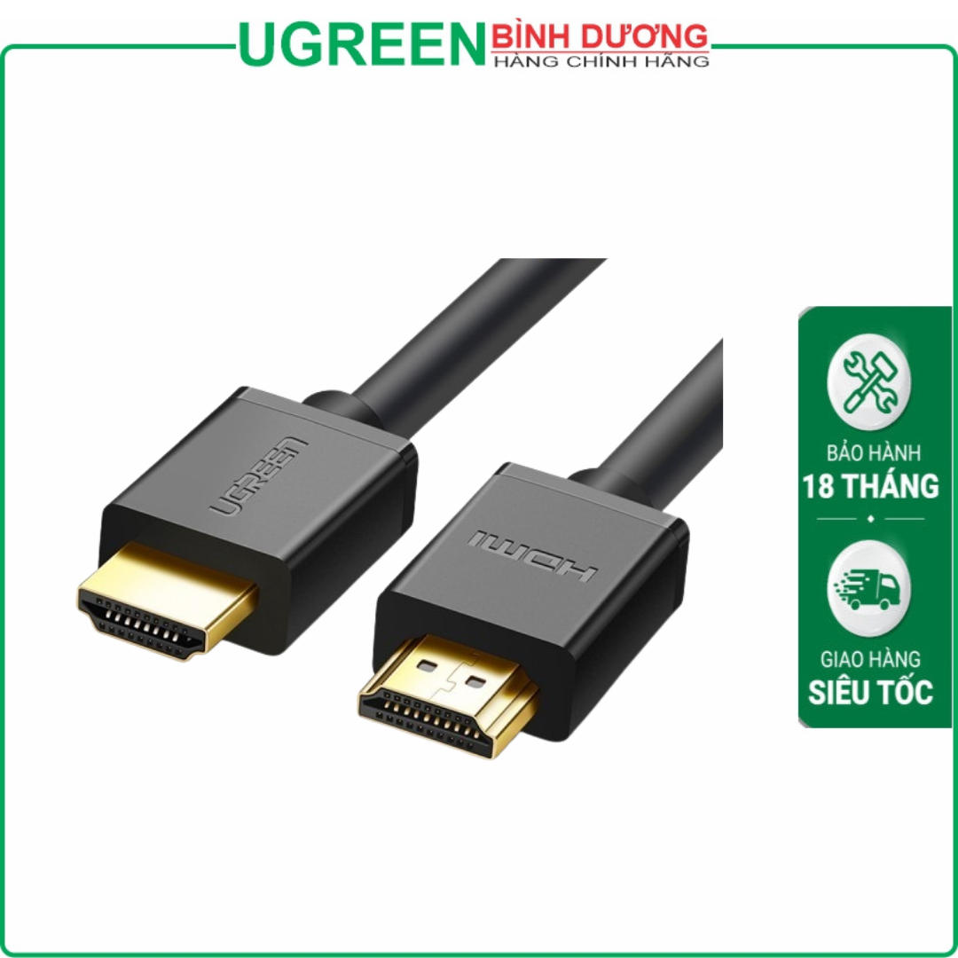 Dây cáp HDMI 1.4 Dài 8m 4K/30Hz (Lõi Đồng) Ugreen 10178
