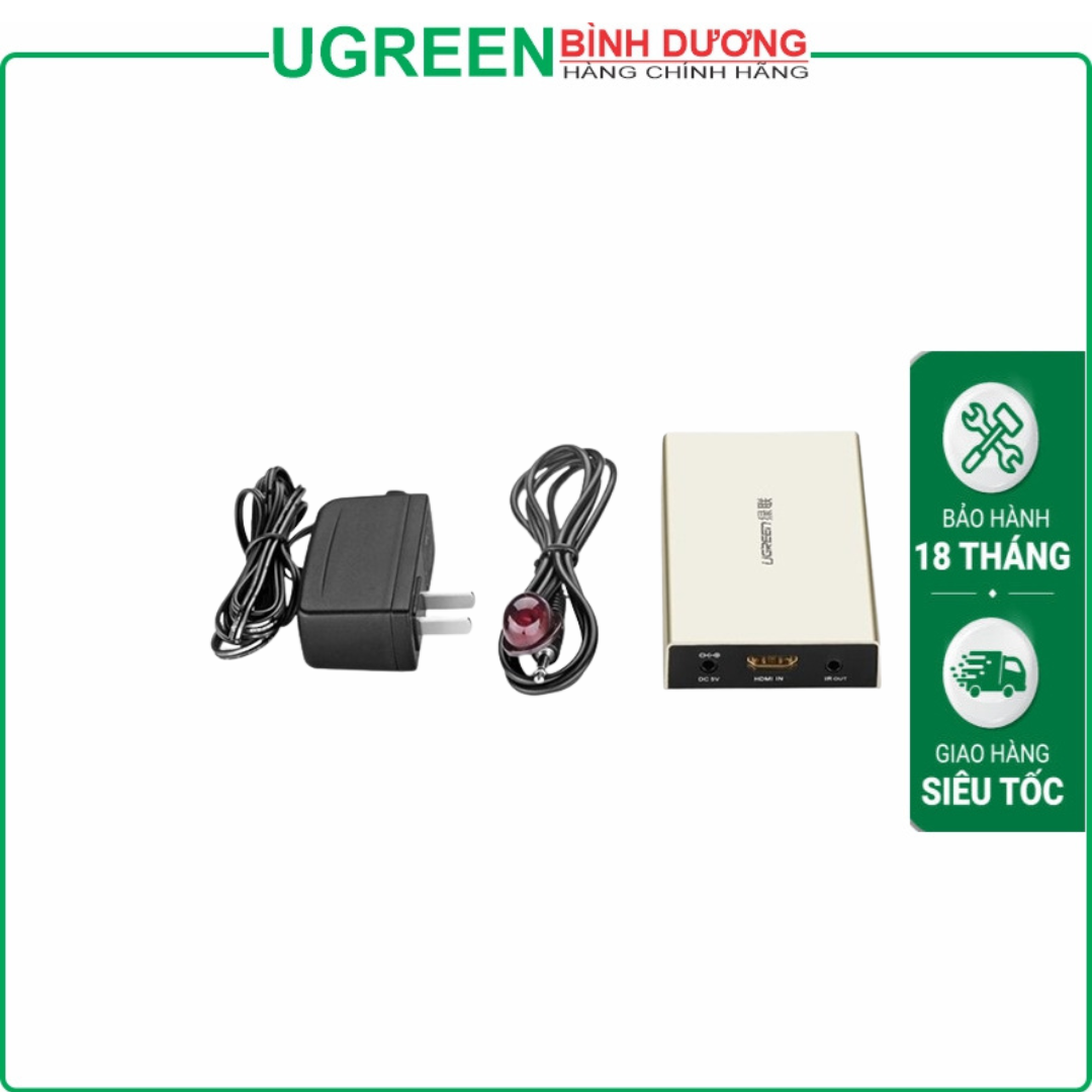 HOP NOI DAI HDMI ( 120M ) UGREEN 40280 ( HDMI TO LAN KHONG CÓ CỔNG USB ) ( BH6T ) BỘ PHÁT