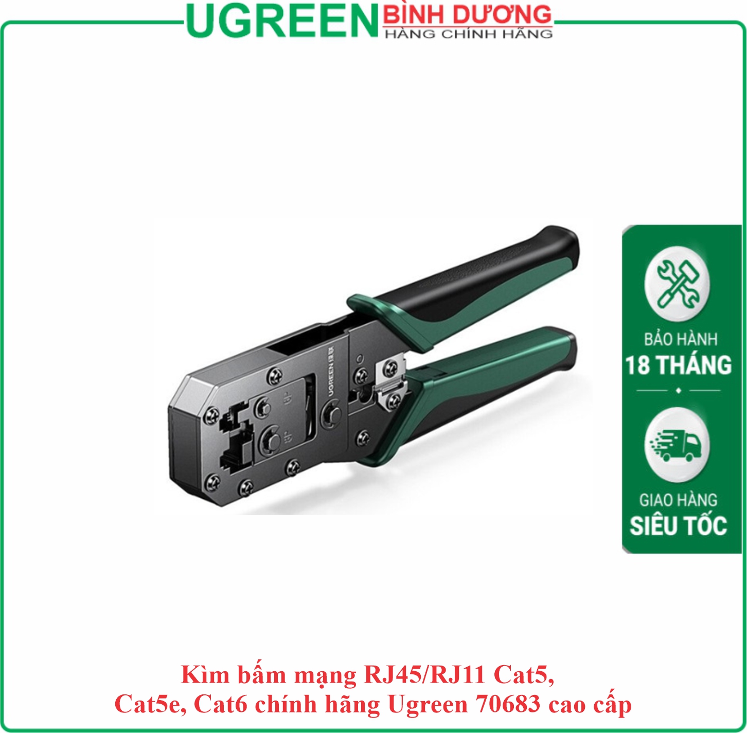 Kìm bấm mạng RJ45 & RJ11 Ugreen (70683)