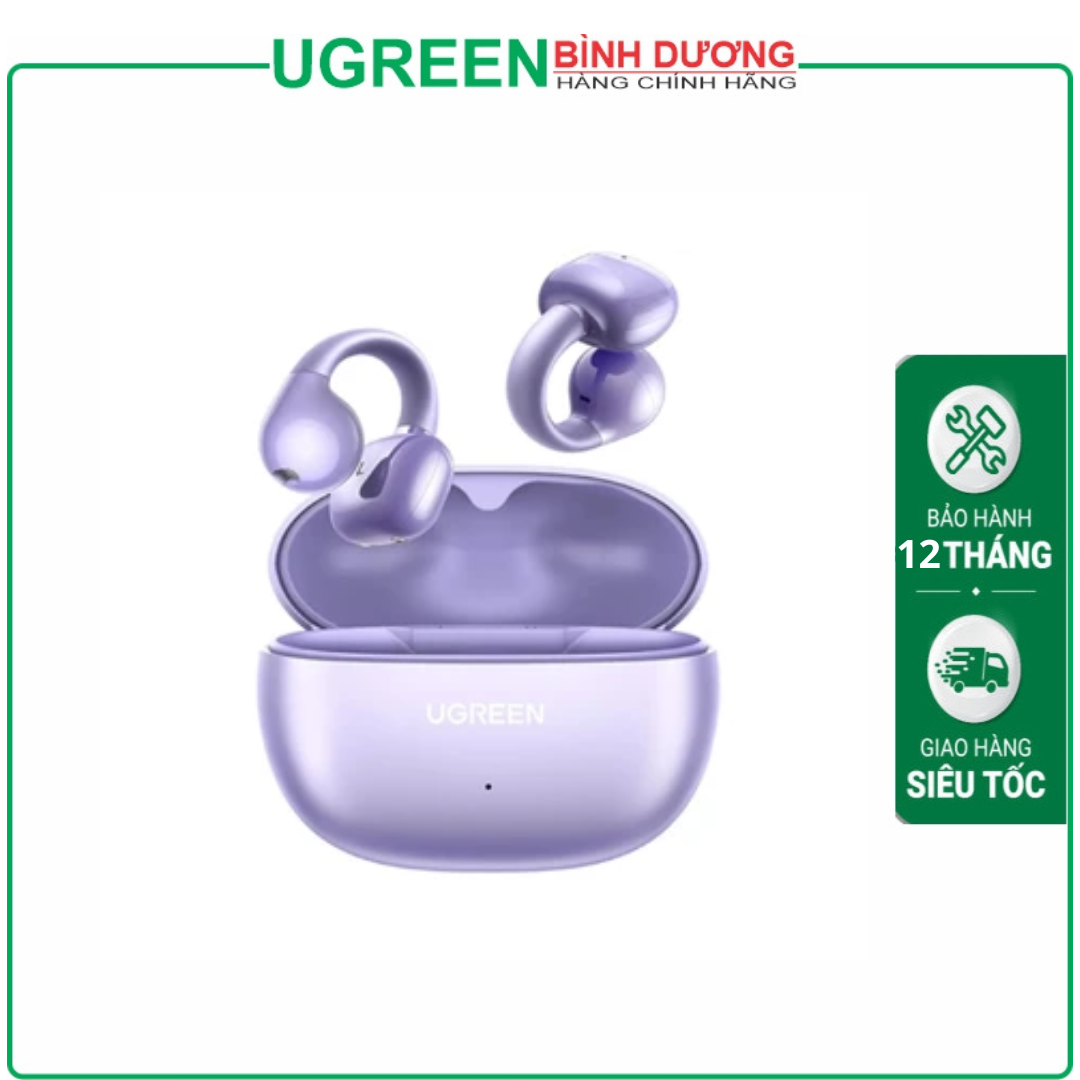 Tai nghe Bluetooth 5.4 Ugreen HiTune S3 công suất Bluetooth 10mW, dung lượng pin 600mAh màu tím Ugreen (55430)
