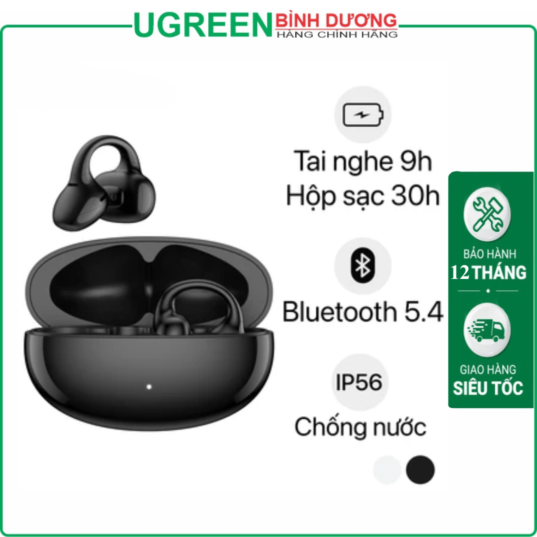 Tai nghe không dây Bluetooth 5.4 nhét tai TWS EDIFIER LolliClip, màu đen