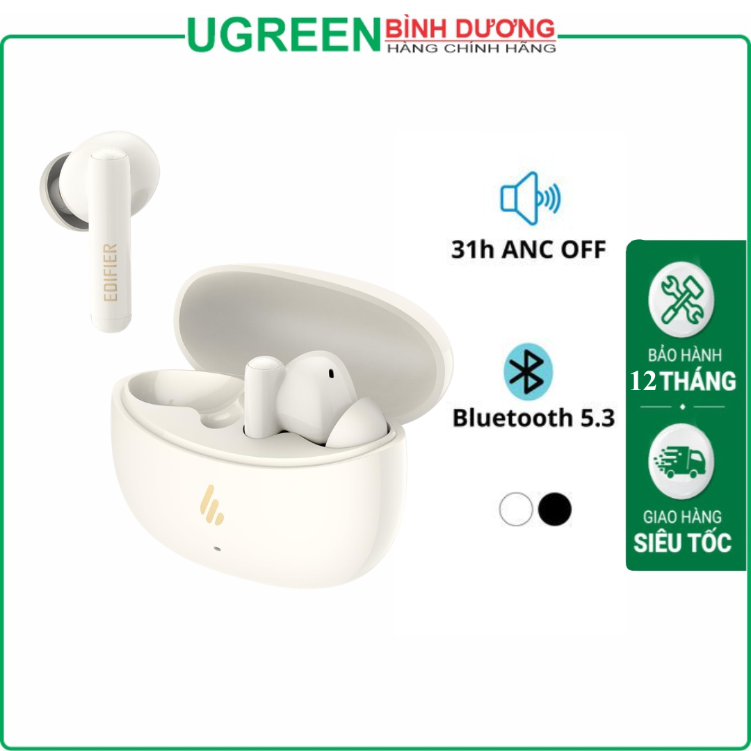 Tai nghe không dây nhét tai Bluetooth 5.3 TWS EDIFIER X5 Pro màu ngà voi