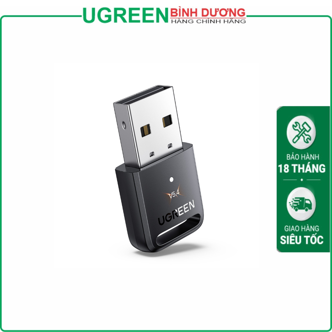 USB Bluetooth 5.4 PC/Laptop Khoảng cách 20m Ugreen 35058