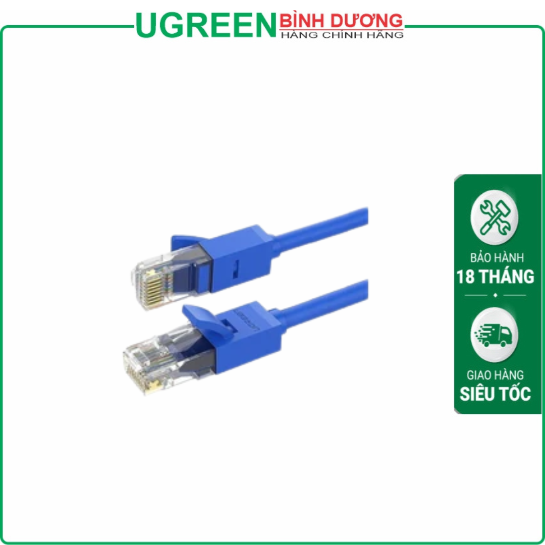 Dây cáp mạng đúc sẵn 2 đầu Cat6 dài 1m Ugreen 11201