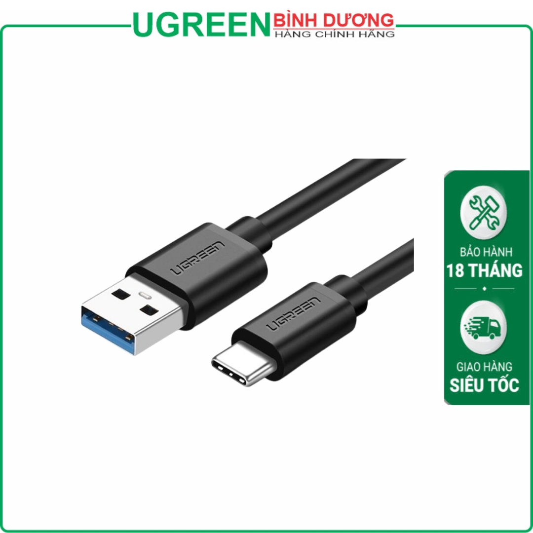 Cáp USB 3.0 to USB Type-C dài 1,5m chính hãng Ugreen 20883